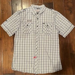 Buffalo David Britton Mens Large Button Down
